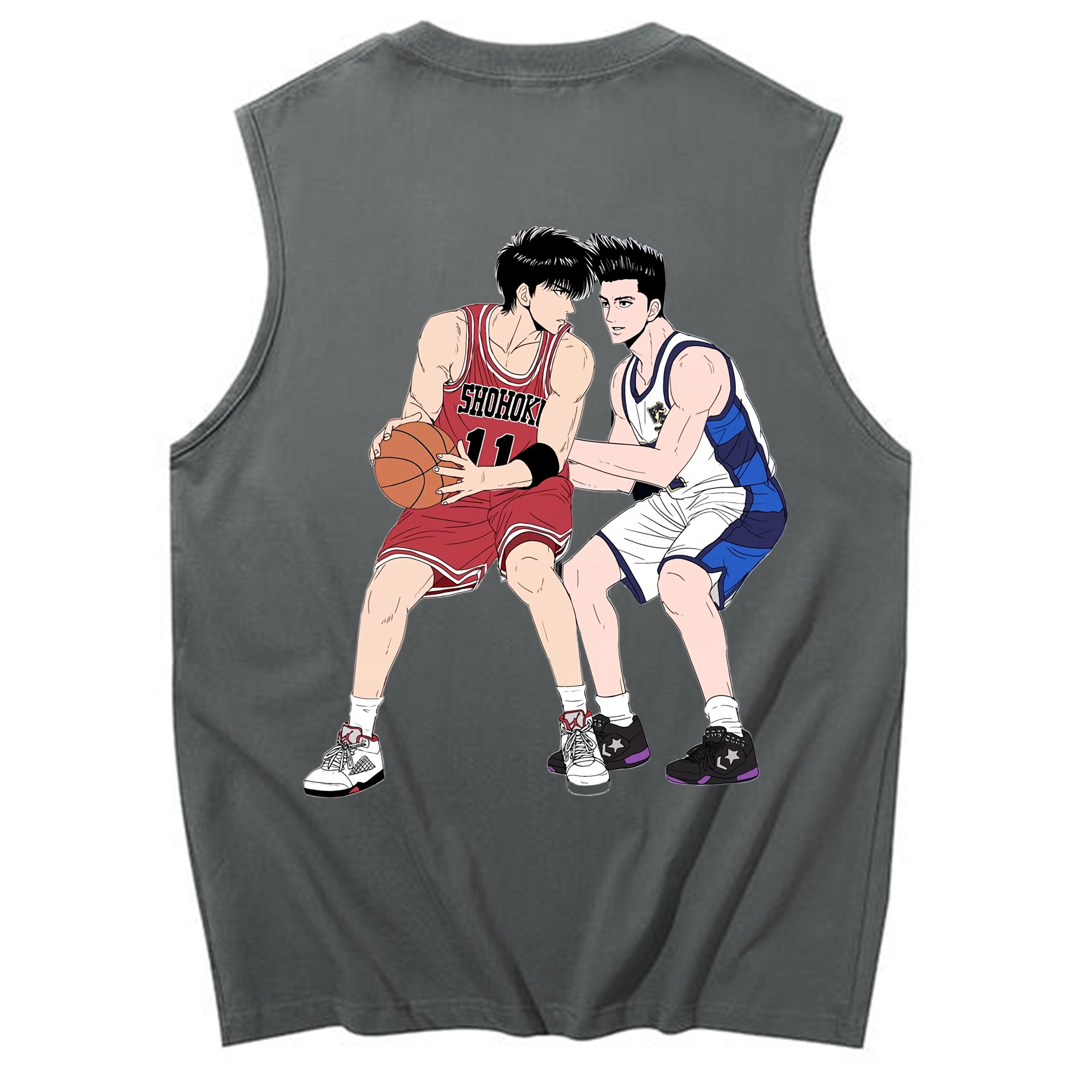 （画像用） SLAM DUNK／スラムダンク コットン100％タンクトップ（背面プリント）